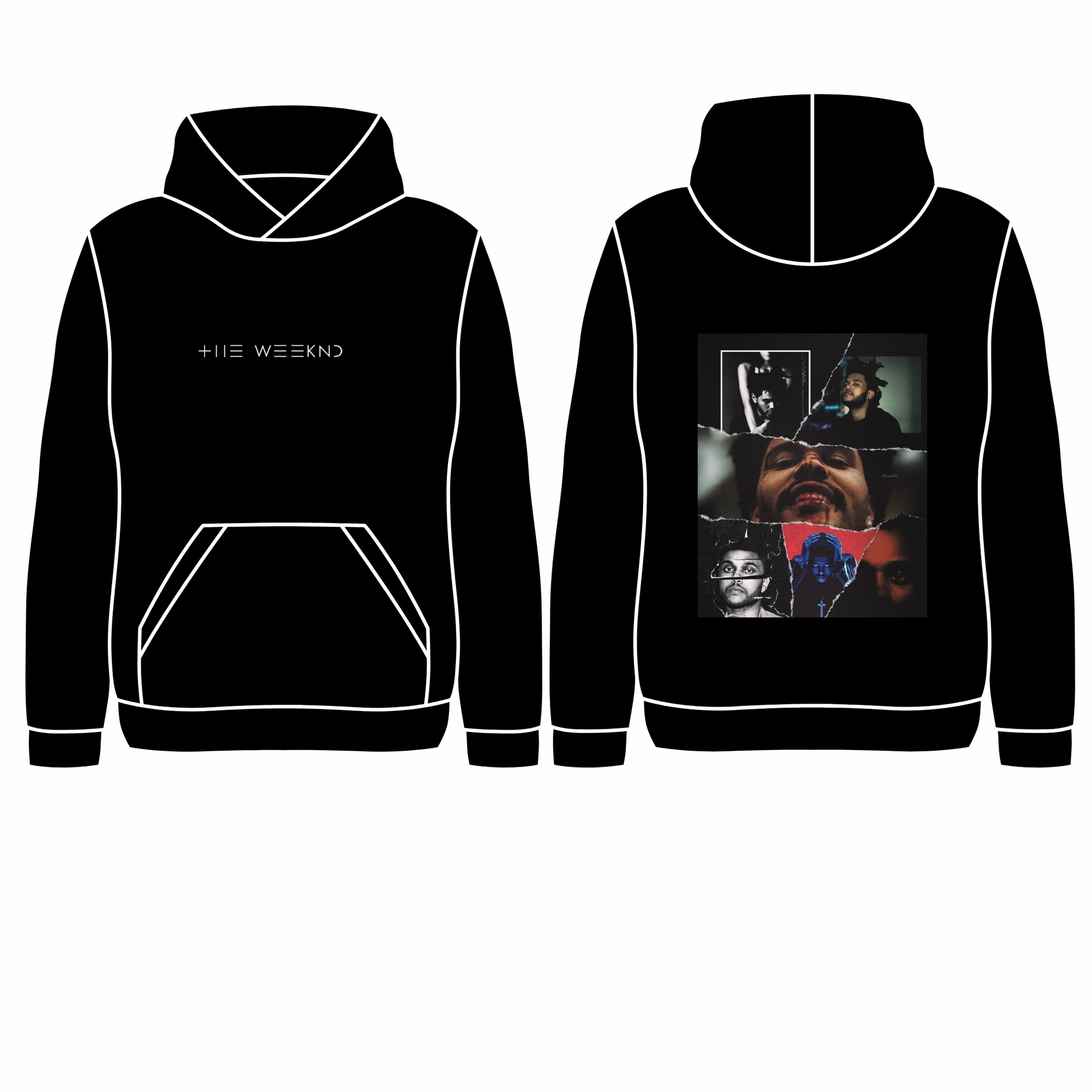 THE WEEKEND COLLAGE HOODIE